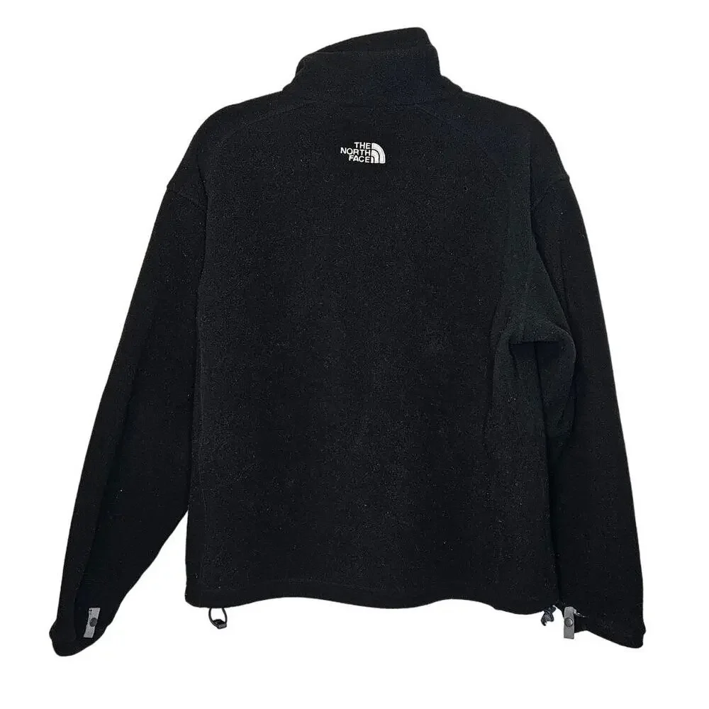 The North Face black fleece Mens sz medium full zip jacket